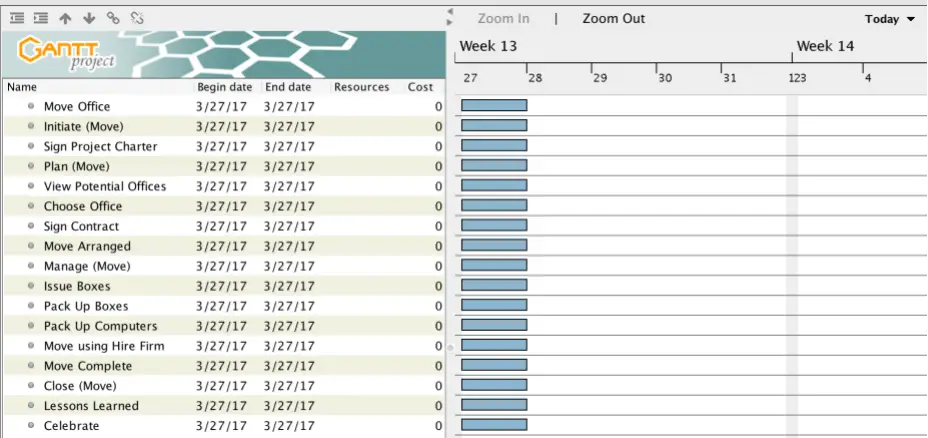 project plan example